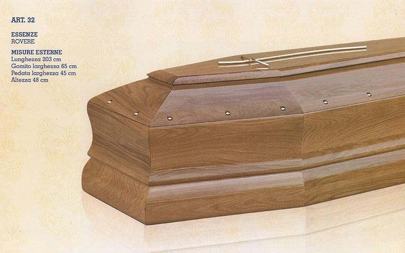 Cofani funebri in rovere