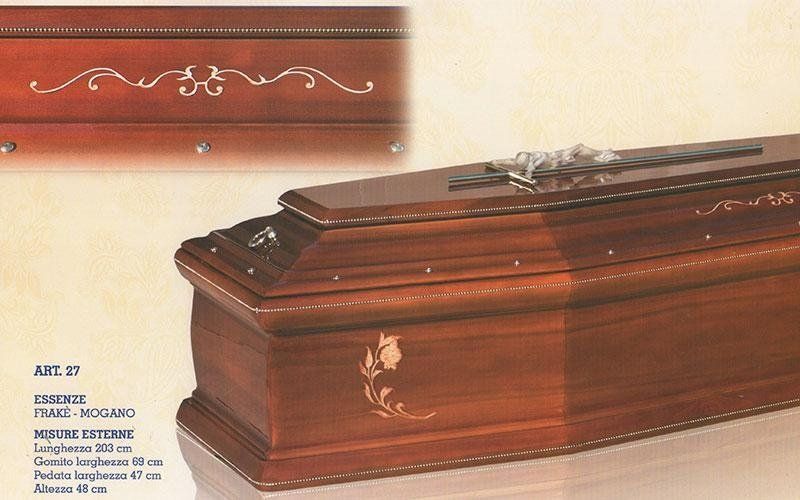 Cofani funebri in legni nobilitati