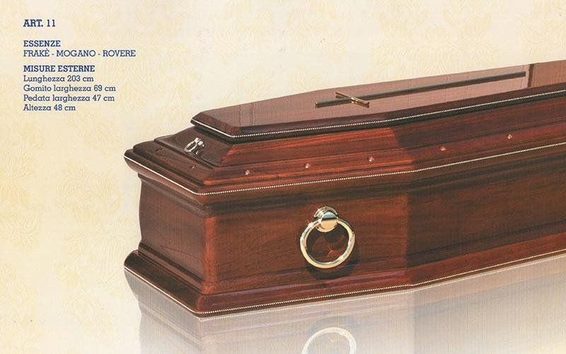 Cofani funebri in legni nobilitati