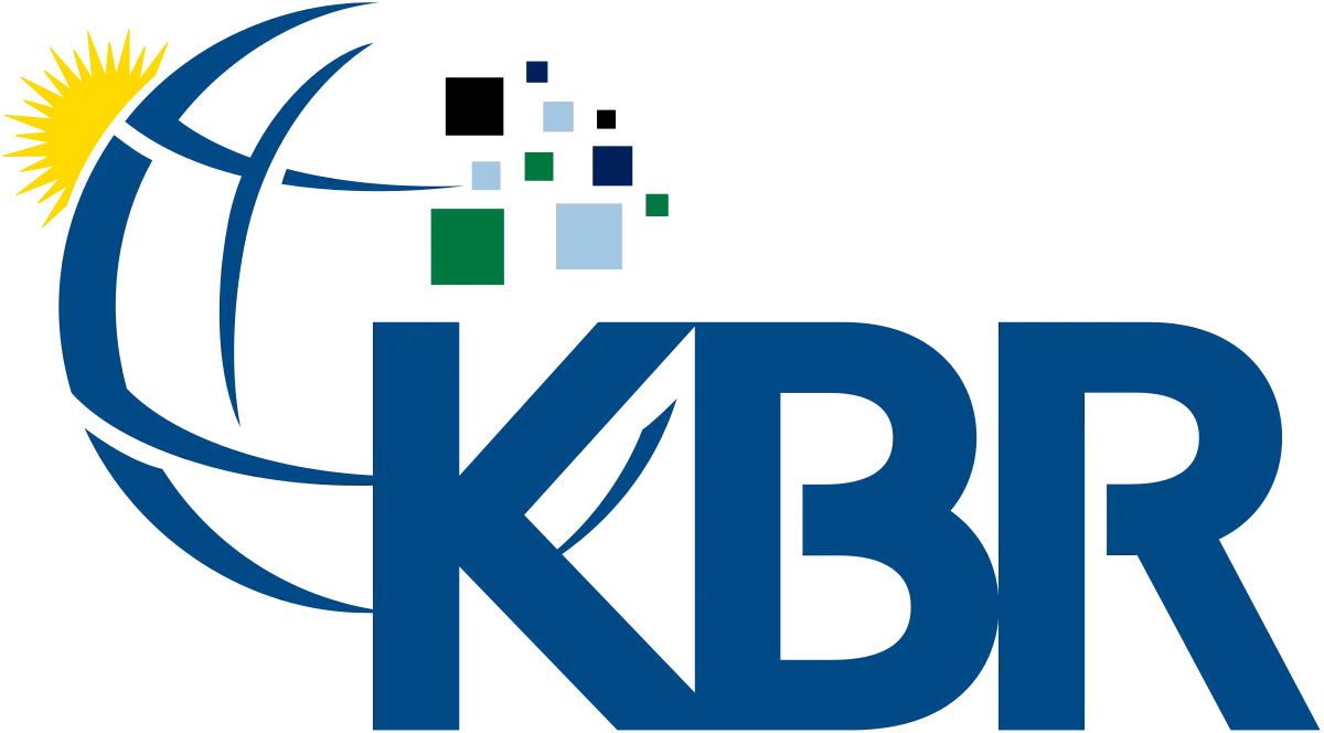 The kbr logo has a globe and a sun on it