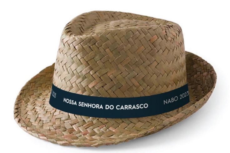 Chapéu de palha personalizado