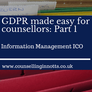 GDPR made easy for counsellors