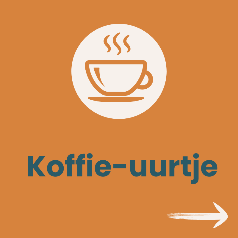 Elke maand kun je aanschuiven bij het gratis Koffie-uurtje van Durf te schrijven (via Zoom).