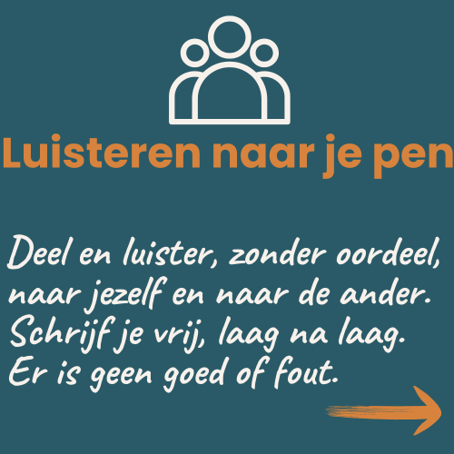 Luisteren naar je pen helpt je je weg te vinden in je binnenwereld