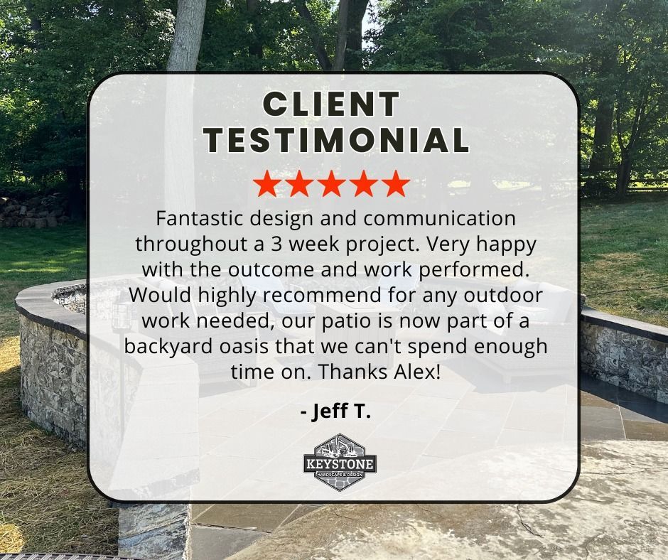 A client testimonial from jeff t. says fantastic design and communication throughout a 3 week project.