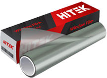 Roll of tinted window film and box labeled