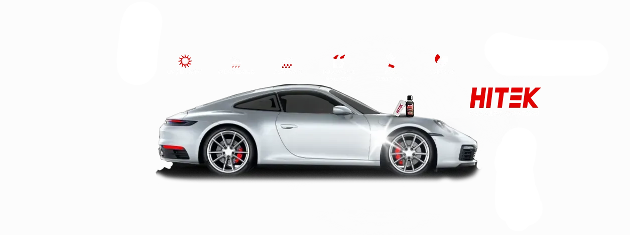 Silver sports car with 