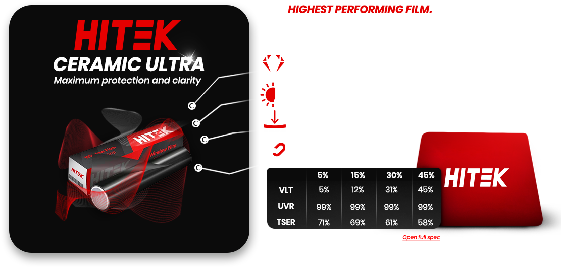 Black and red graphic featuring 