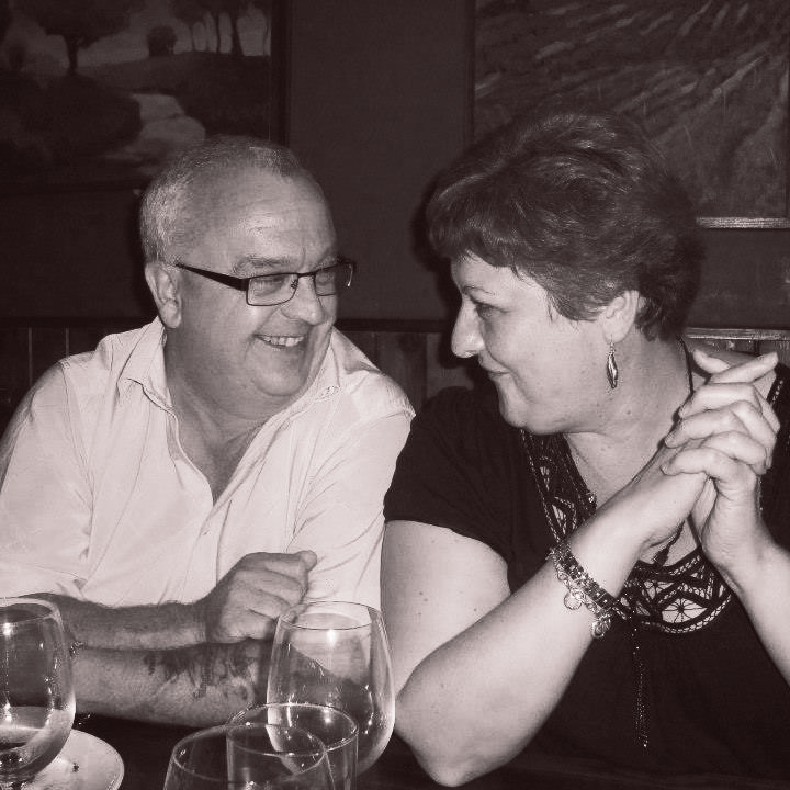 Graham and Linda owners of Goats and Oats at Garsdale vegan bed and breakfast in yorkshire