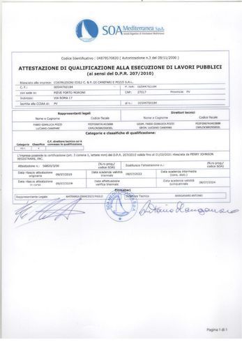 certificazione