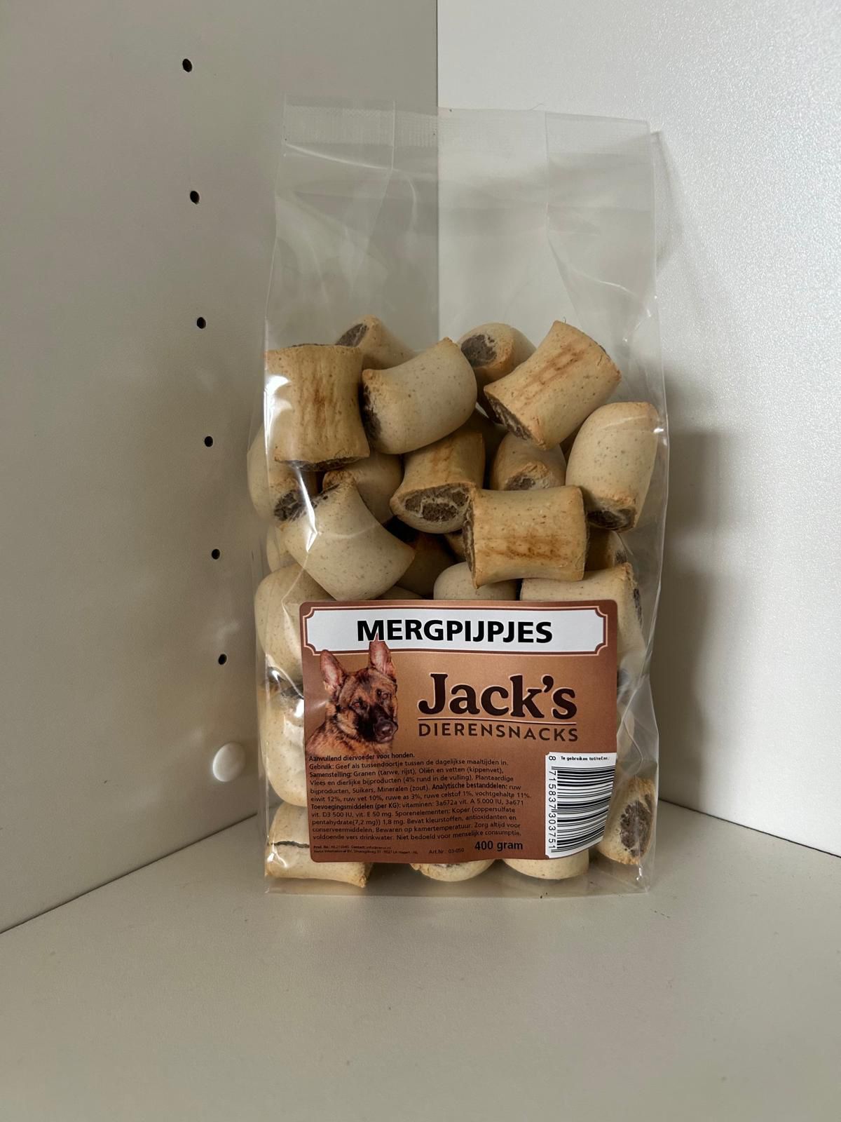 Mergpijpjes 400 gram