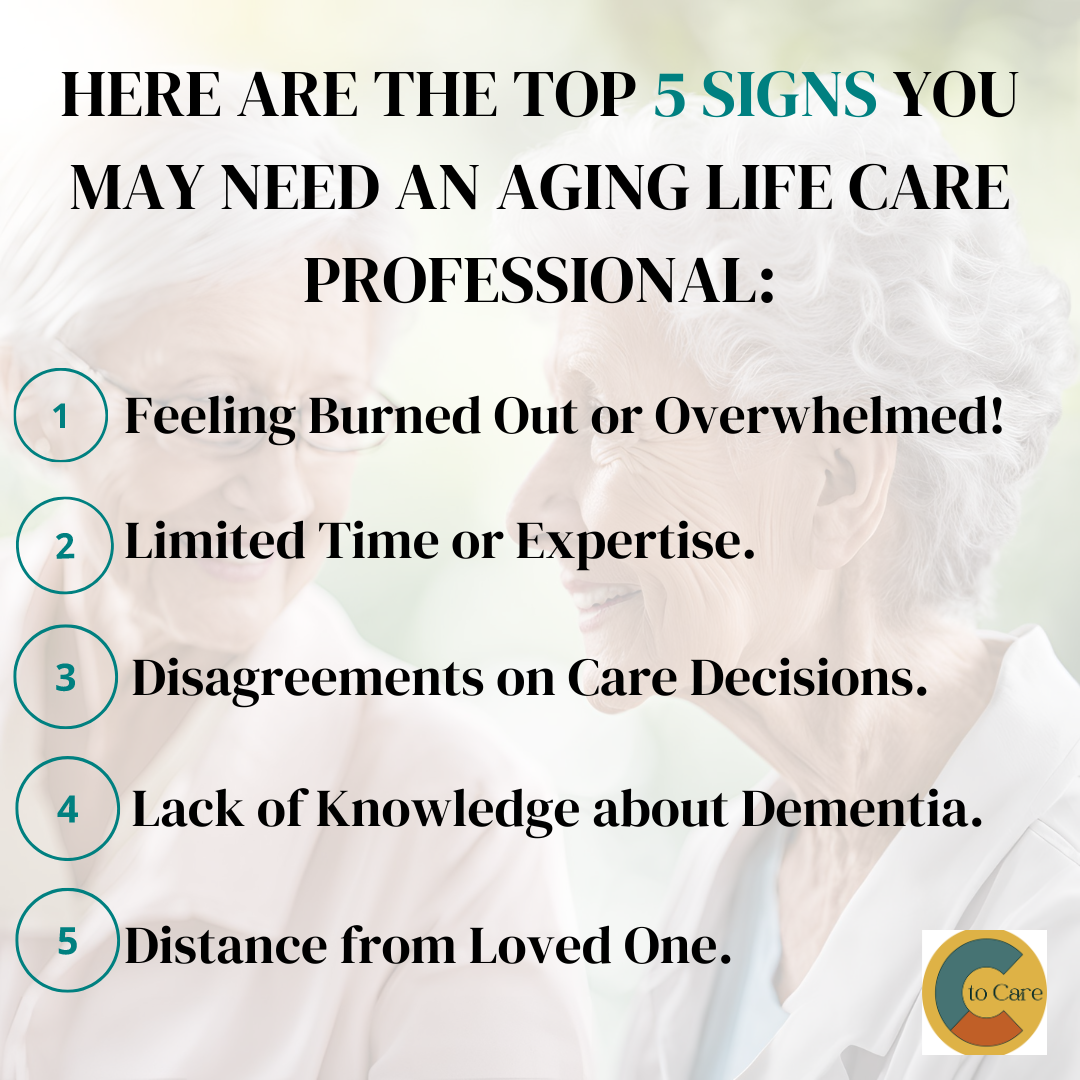 The top 5 signs you may need an aging life care professional | Greer, SC | Connections to Care