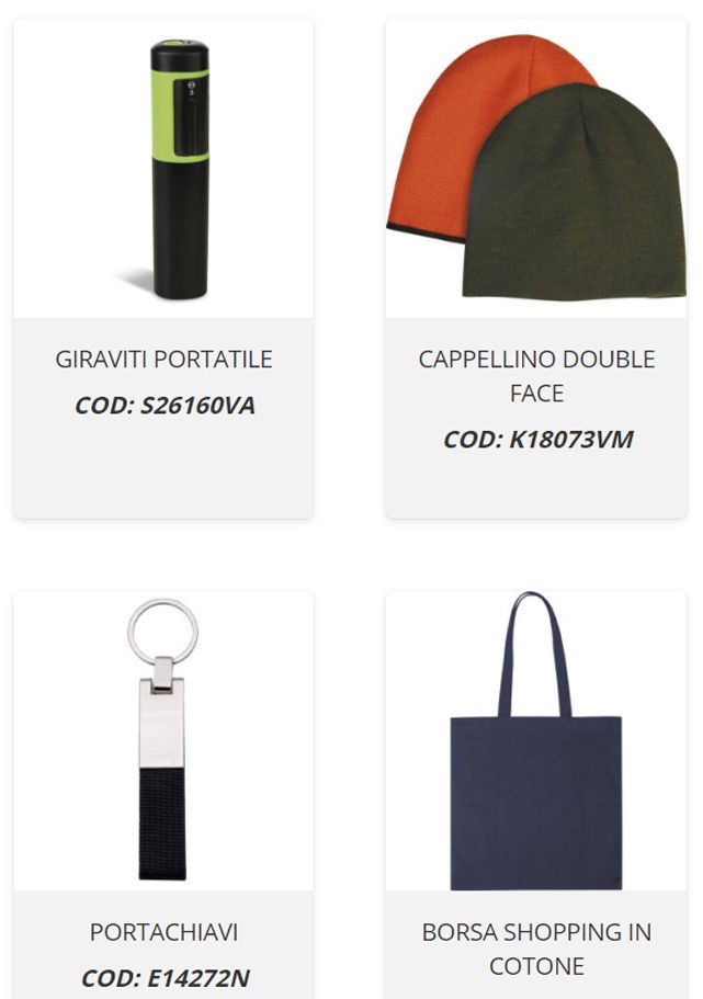 Un'immagine di un portachiavi, un cappello e una borsa