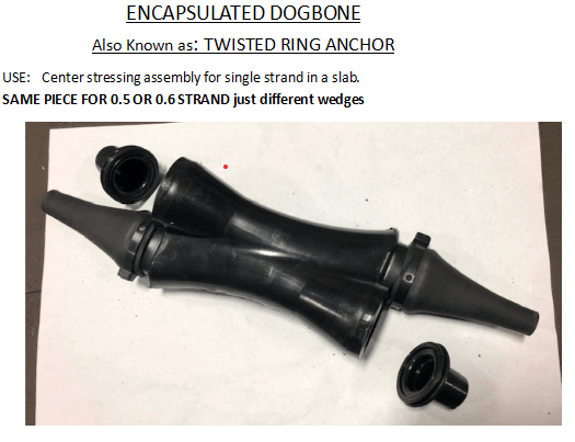 Black Encapsulated Dogbone — East Chicago, IN — Precision Surveillance Corporation