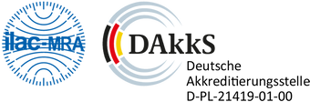Logo DAkkS Deutsche Akkreditierungsstelle D-PL-21419-01-00