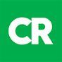 The letter cr is white on a green background.