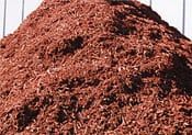 Red mulch in Winston Salem, NC
