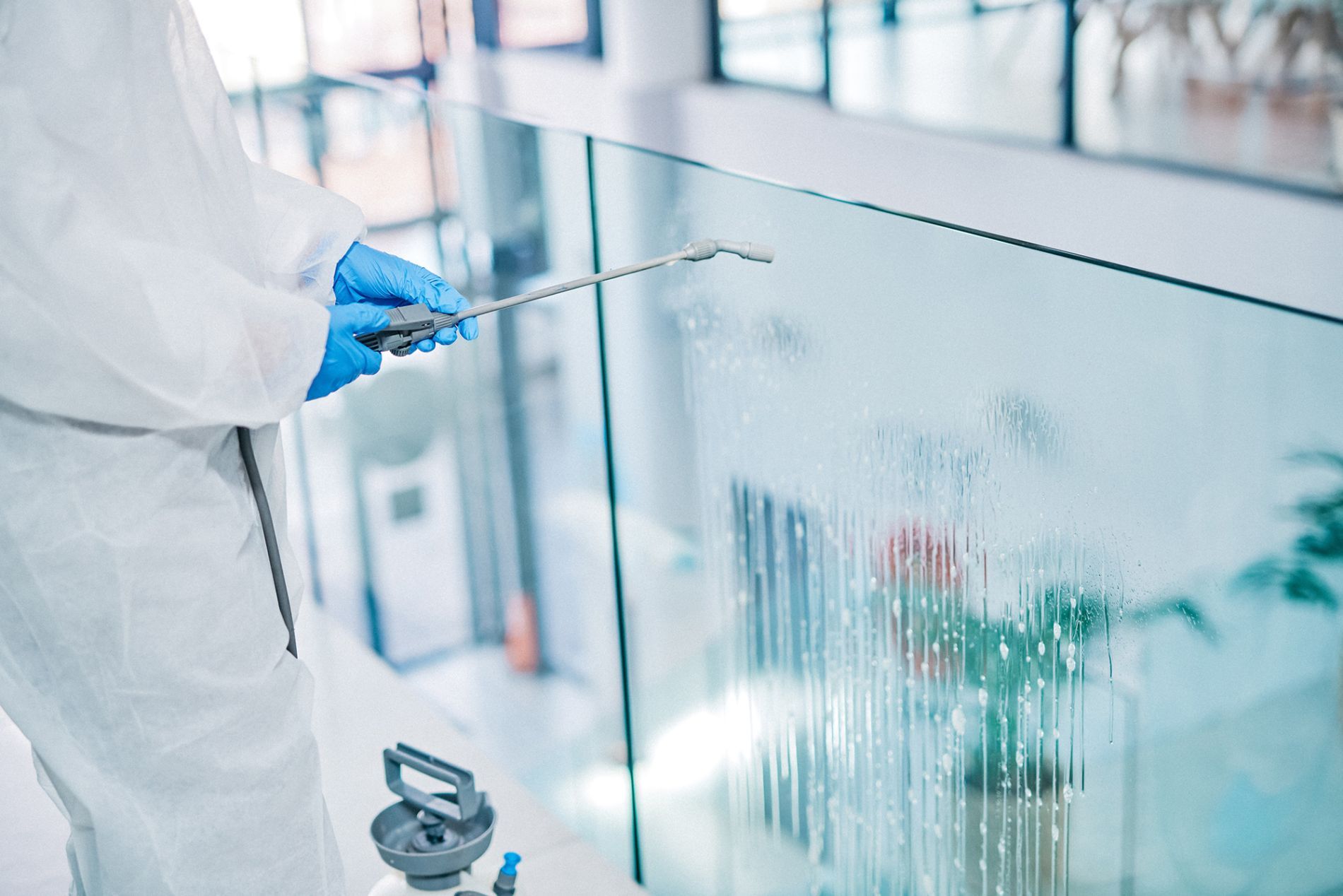 Intervento di disinfezione ambienti