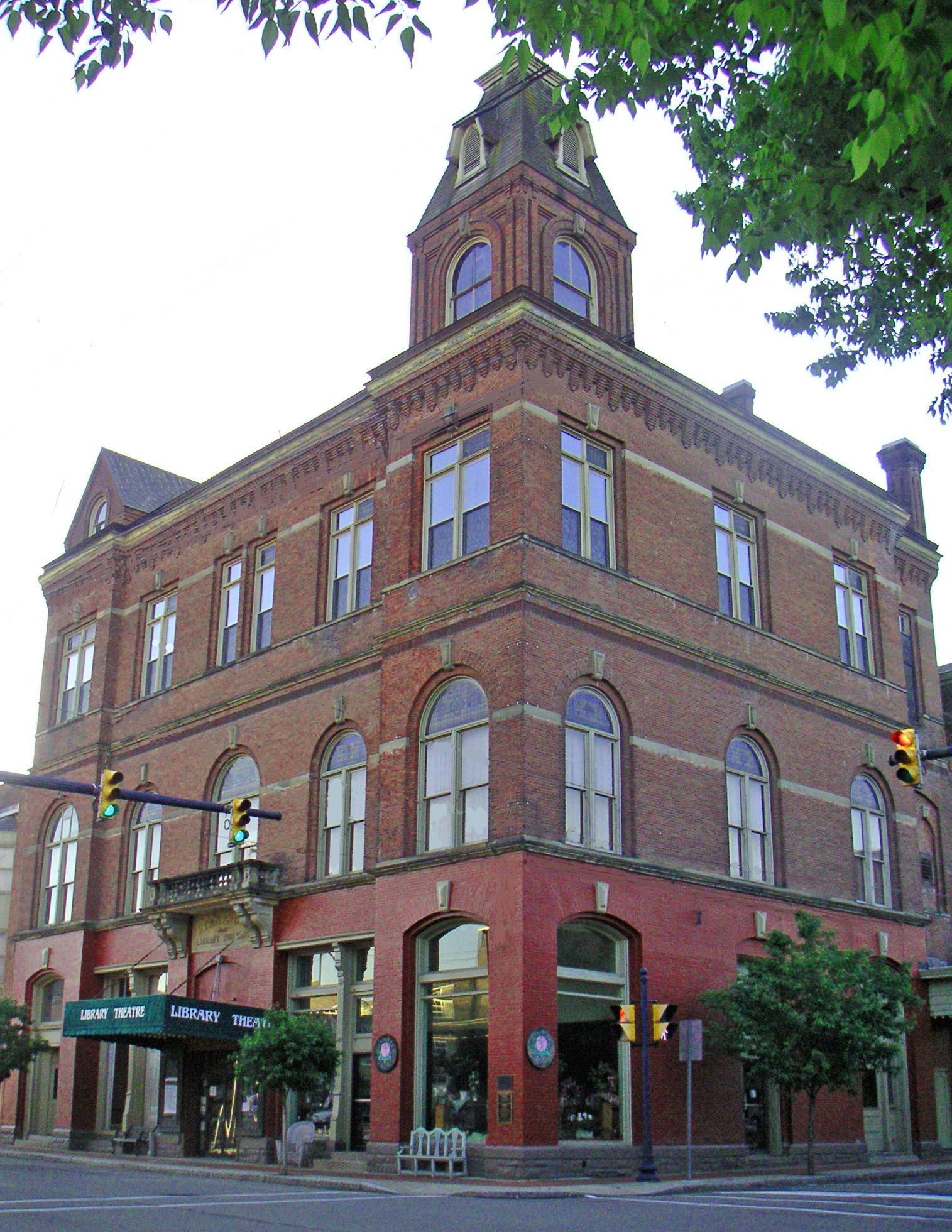 Struthers Library Theatre Before Restoration — Latrobe, PA — Keystone Masonry Restoration