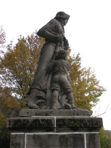 Historic Monument Restoration Before — Latrobe, PA — Keystone Masonry Restoration