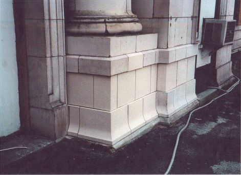 Damage Pillar After — Latrobe, PA — Keystone Masonry Restoration