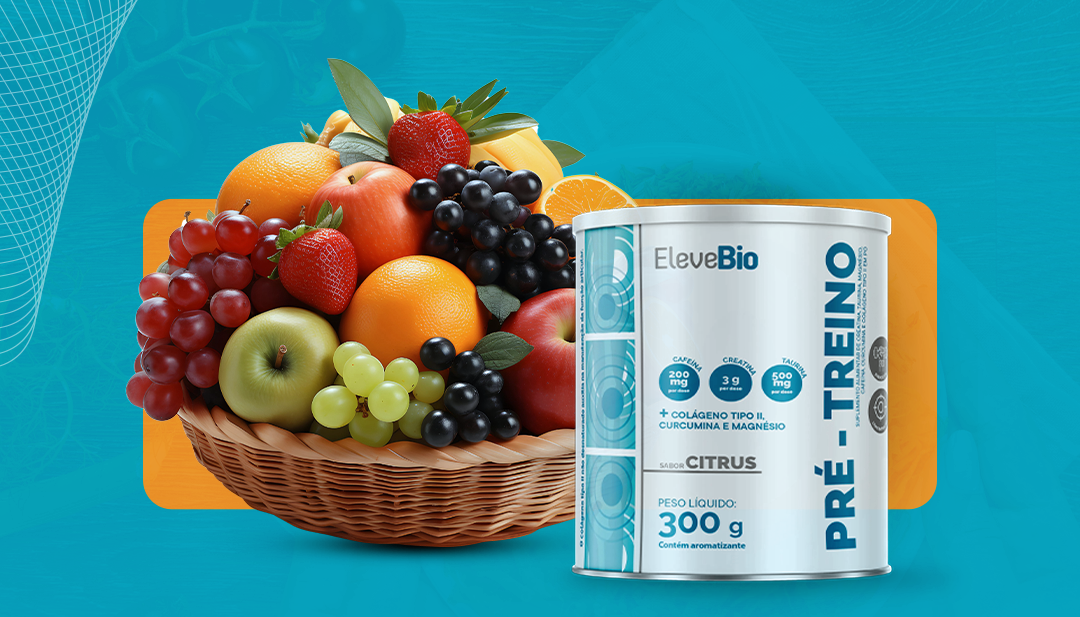 Produtos como o EleveBio entregam um combo de nutrientes ativos que preparam o corpo para treinos.