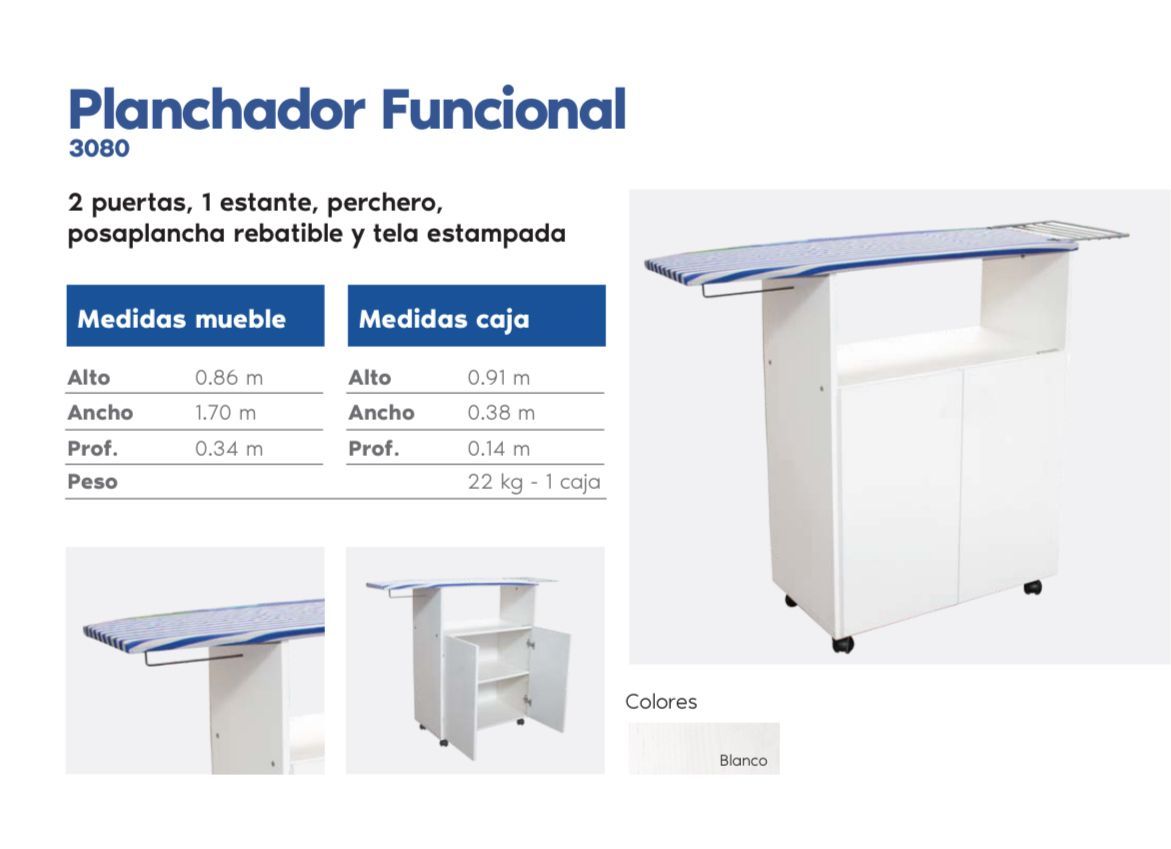 Planchador funcional (3080) Marca Platinum