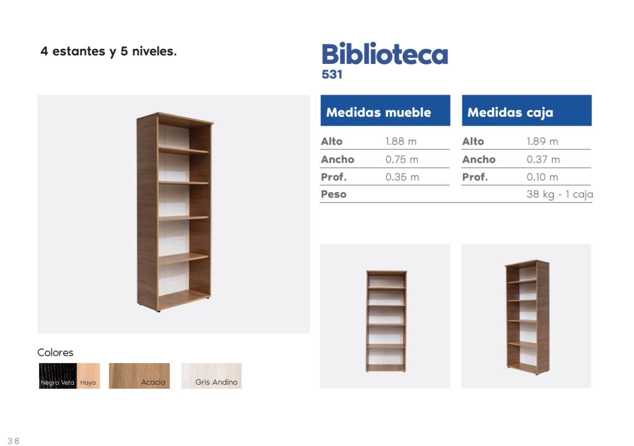 Biblioteca (531) Marca PLATINUM