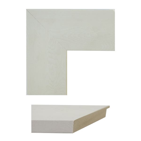 Mirror Renovations 4153 Framed Mirror - Rustic White