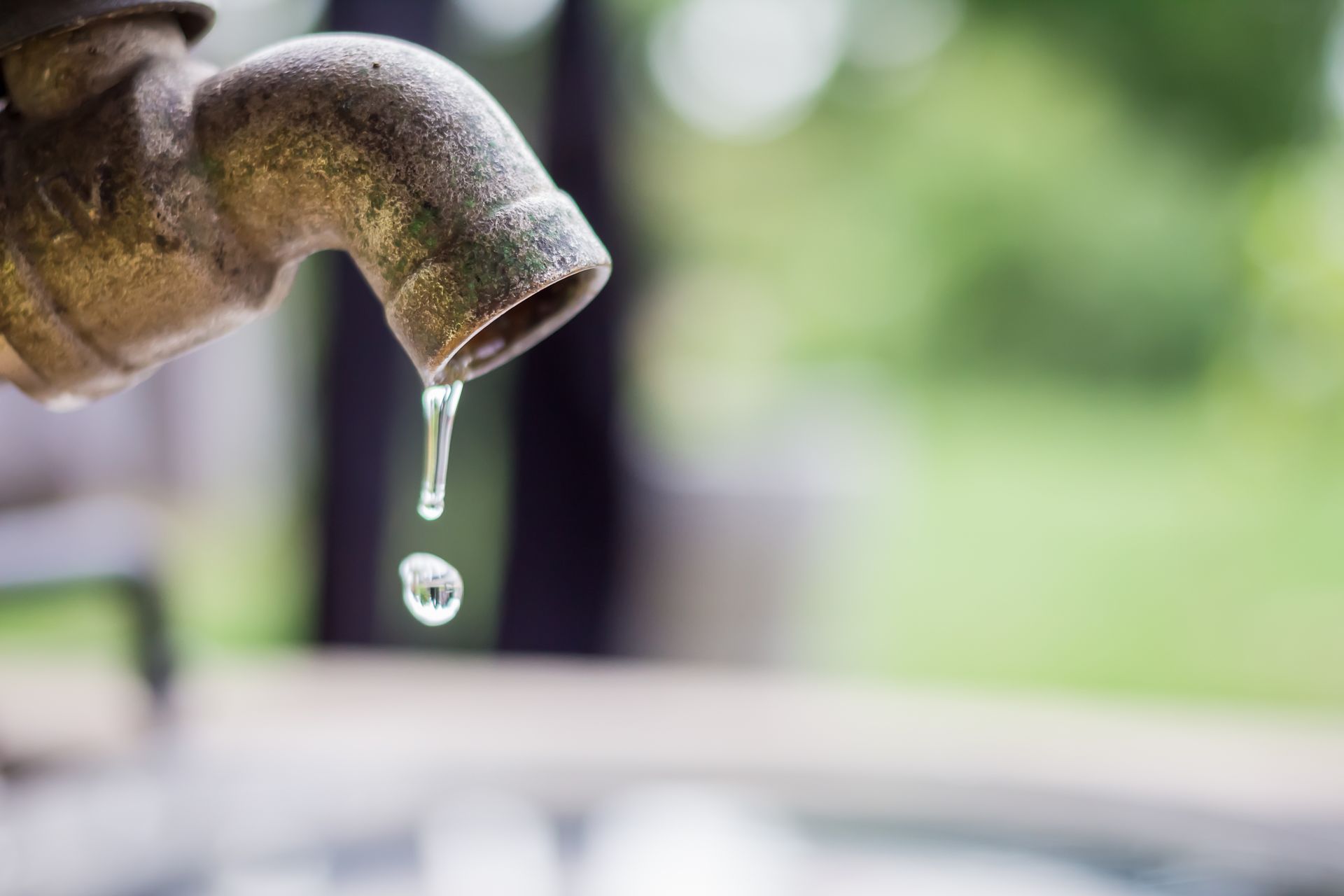 a leaking tap