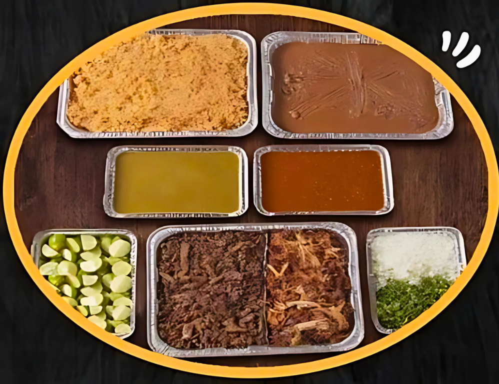 Taco Bar for 10 catering package with beef chicken toppings at Salsas Mexican Restaurant Battle Creek