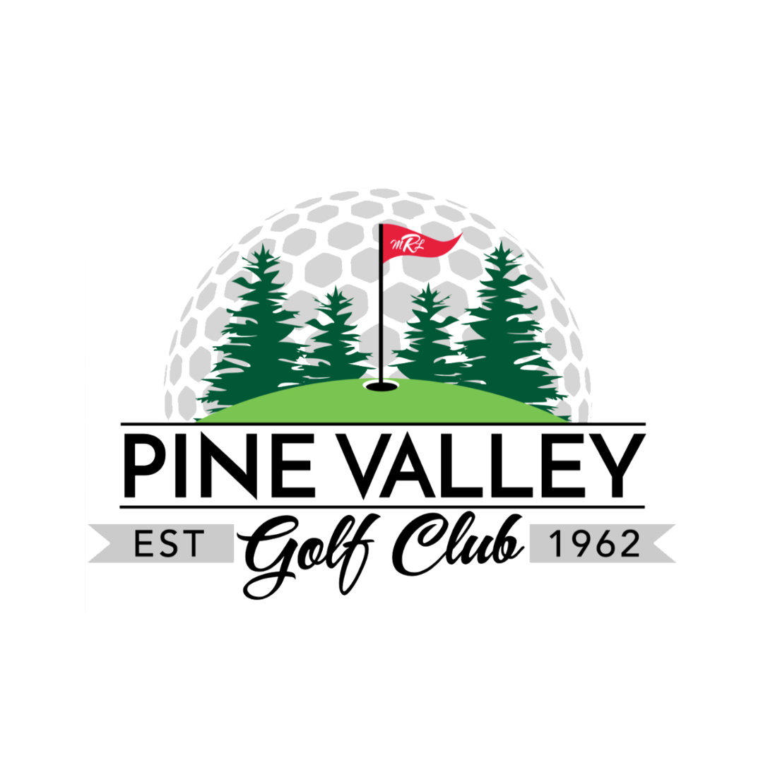 The pine valley golf club logo 
& a link to pine valley ohio.com