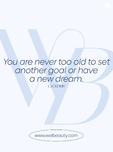 White background with quote: