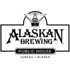 Alaskan Brewing Public House logo with a lighthouse and text &ldquo;Juneau, Alaska&rdquo;