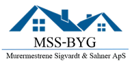 A logo for mss-byg murermesterene sigvardt & sahner aps