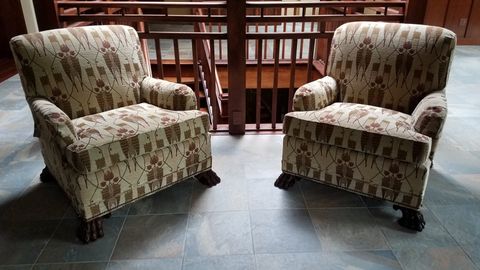 A Man Doing Upholstery — Zionsville, PA — Ross Upholstering And Furniture Manufacturing LLC