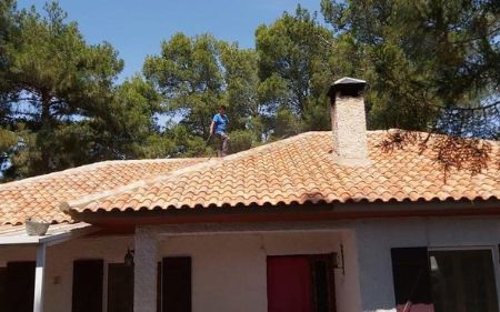 construcción de tejado nuevo para casa de antigua en zaragoza