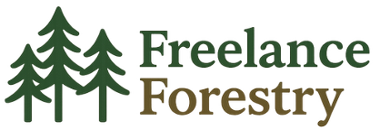 The Freelance Forestry logo is your symbol for the best forestry services in Virginia.