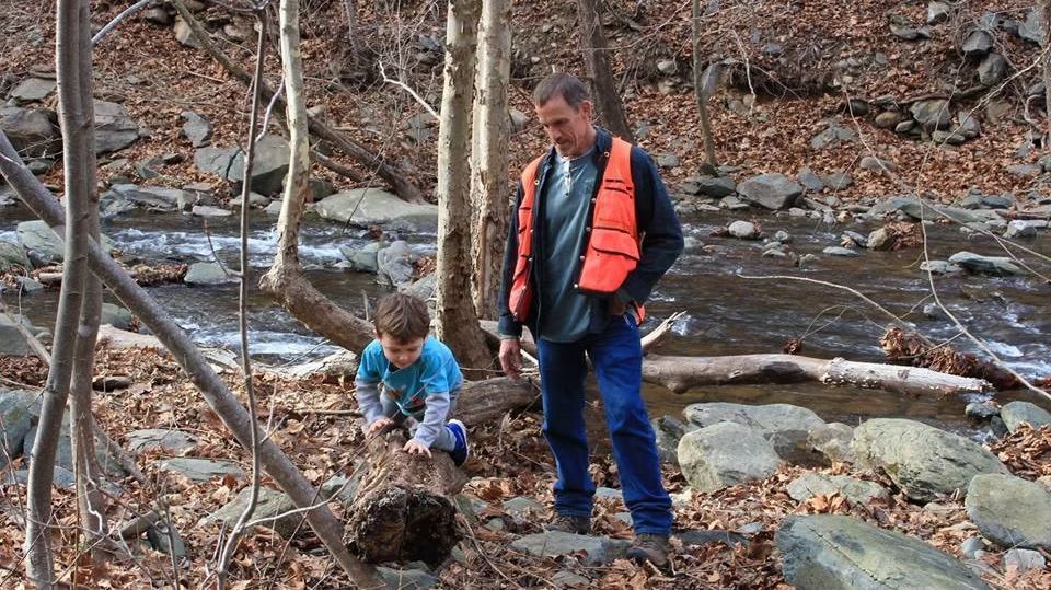 Forester with grandson