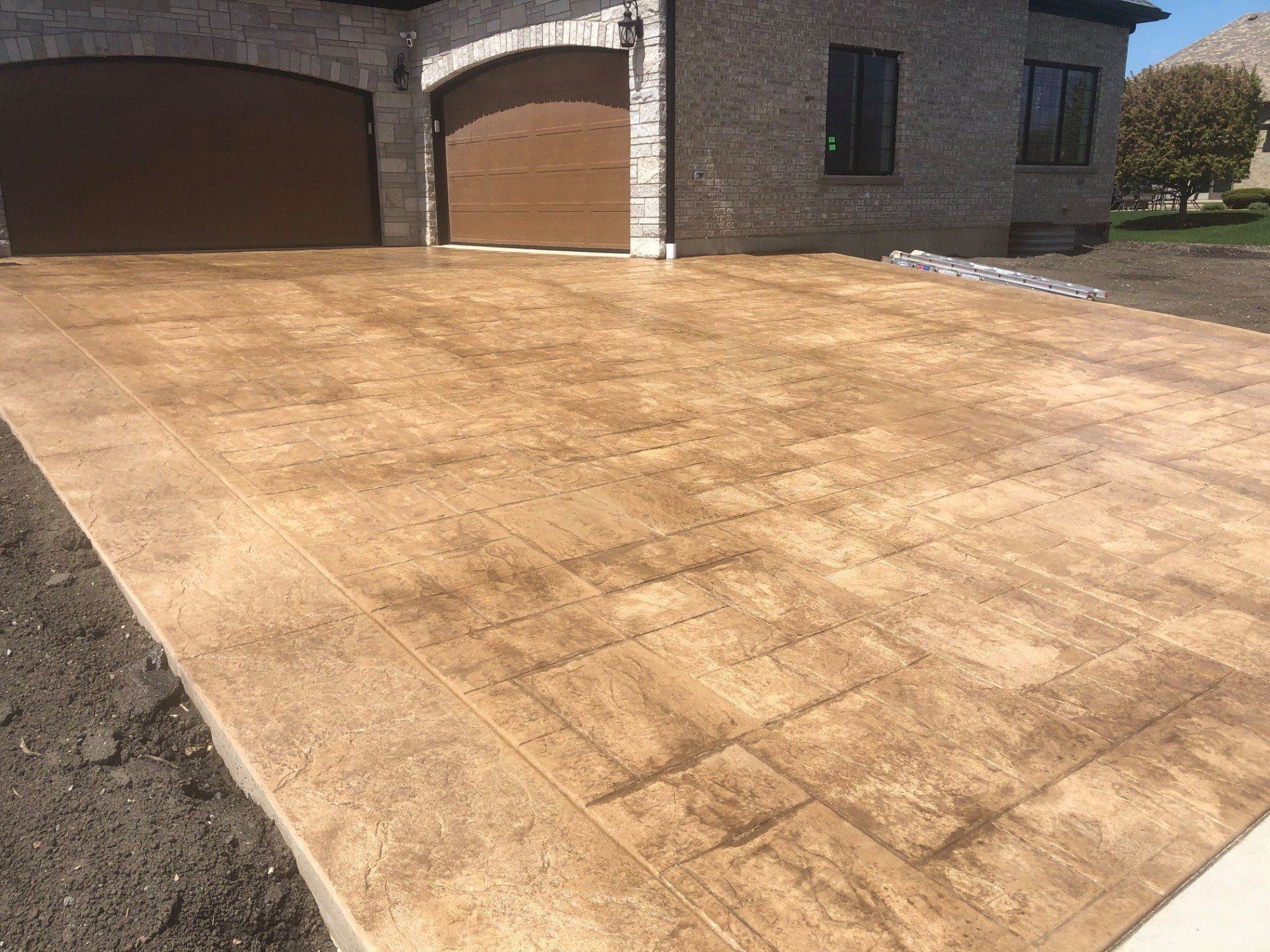 Colored Concrete — Tinley Park, IL — Frazier Residential Concrete