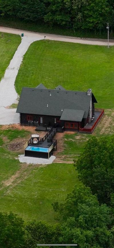 black container swimming pool