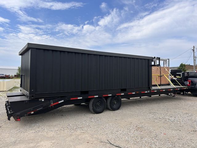 container pool on a trailer