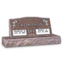 Slant Memorials #2 — Hampton, IA — Sietsema Family Monument Sales