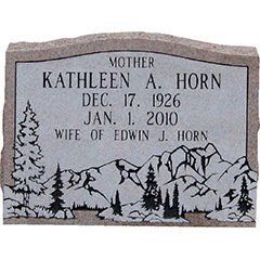 Slant Memorials #1 — Hampton, IA — Sietsema Family Monument Sales