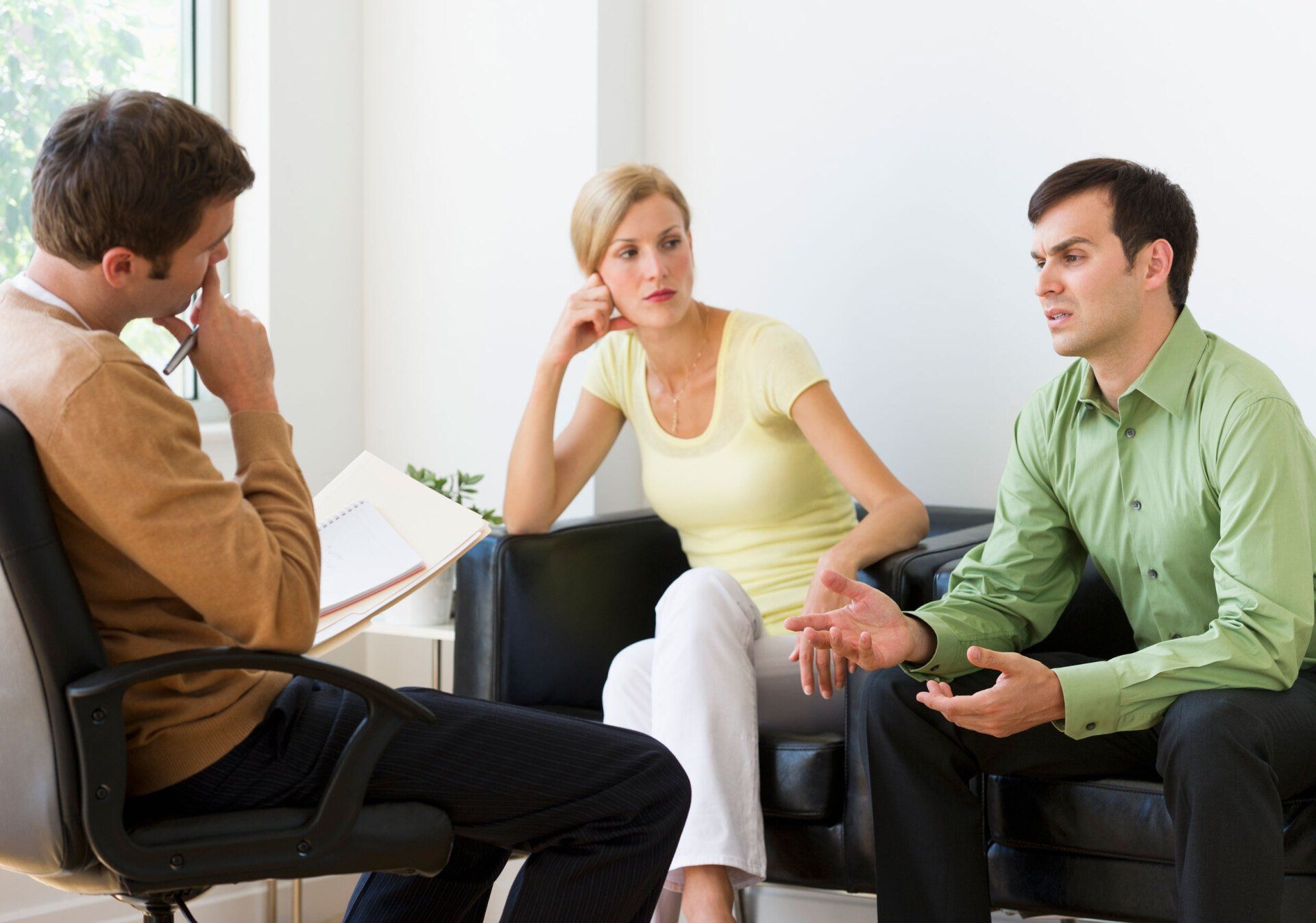 Counselor Talking To Couple — North Andover, MA — Andover Counseling Center