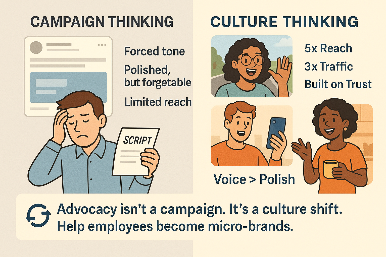 Culture Over Campaigns (Employfluence)