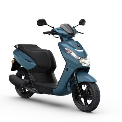 Blue Peugeot Kisbee 50cc motorcycle