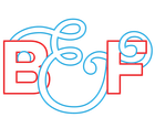 A drawing of a letter b and a letter f