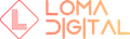 Loma Digital white logo