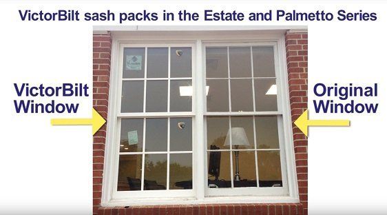 Victorbilt sash packs in the estate and palmetto series
